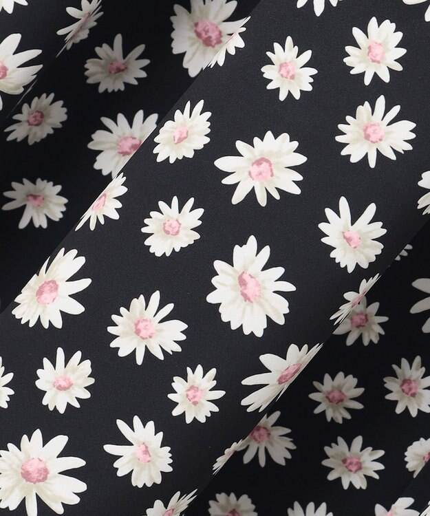 組曲 L 【組曲×setsuko sagittaire】ハイカウントストレッチプリントワンピース ブラック系6