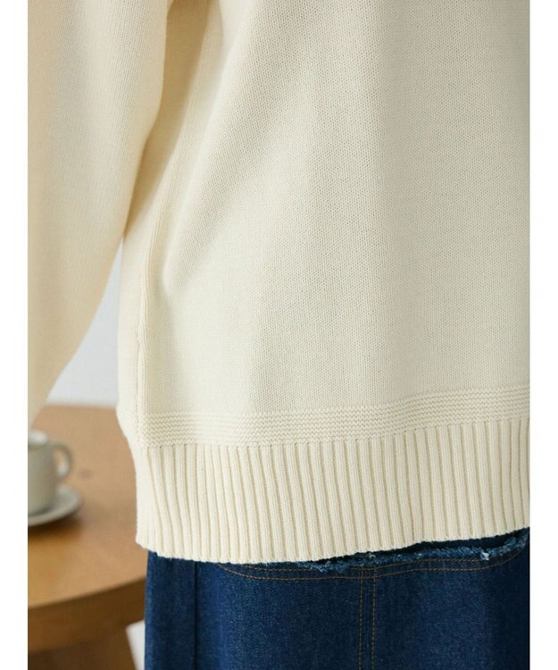 CRAFT STANDARD BOUTIQUE ガンジーニットプルオーバー Ivory