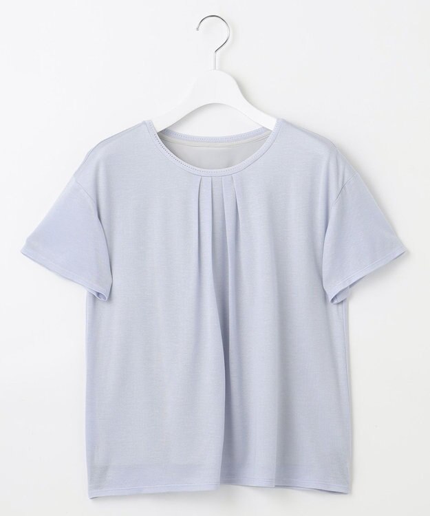 J.PRESS LADIES セルロースジャージー カットソー サックスブルー系