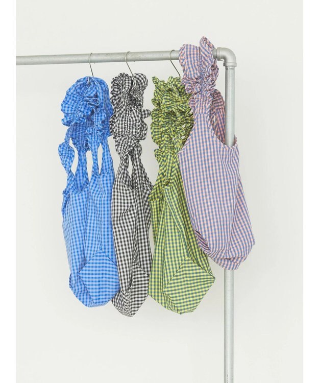 AMERICAN HOLIC ギンガムフリルバッグ Yellow