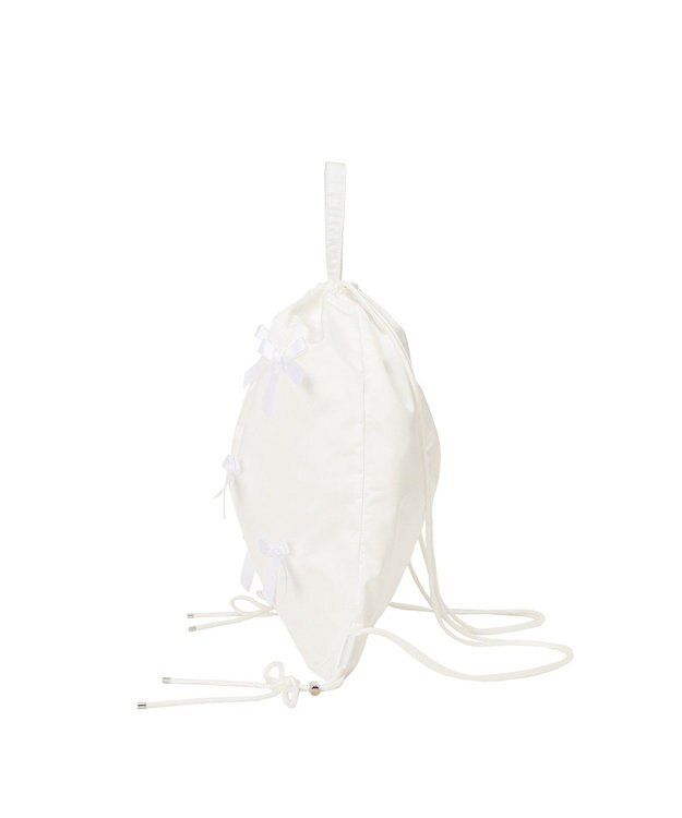 Maison de FLEUR リボンナップサック White