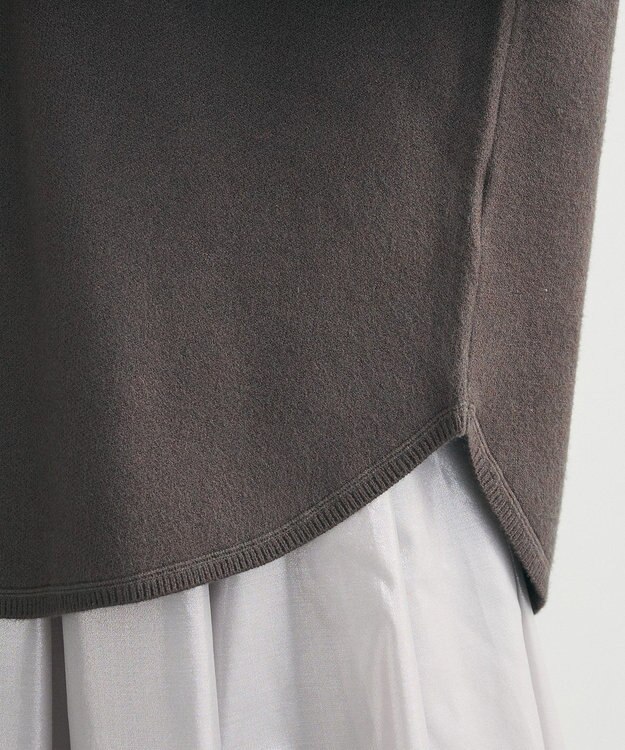 Green Parks もちやわロゴニットプルオーバー Charcoal Gray