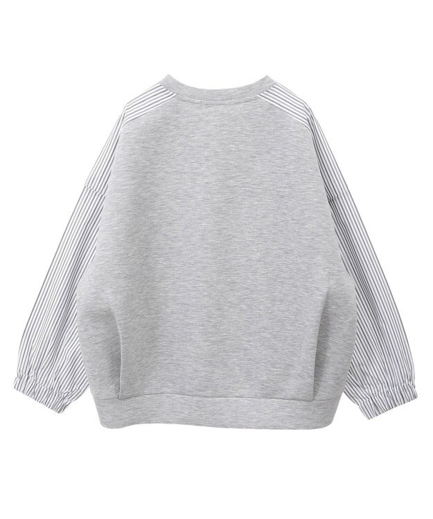 AMERICAN HOLIC 異素材コクーンポンチプルオーバー Light Gray