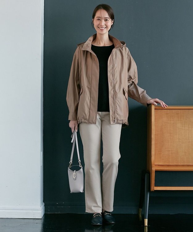 自由区 【XSサイズ～/2WAY/撥水加工】リバーメモリー マウンテンパーカー ブラウン系