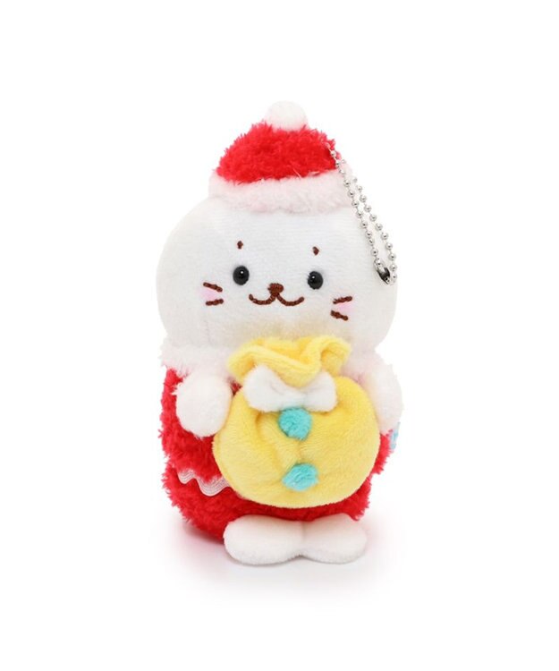 Mother garden しろたん お座り サンタクロース キーホルダー 9cm しろたん