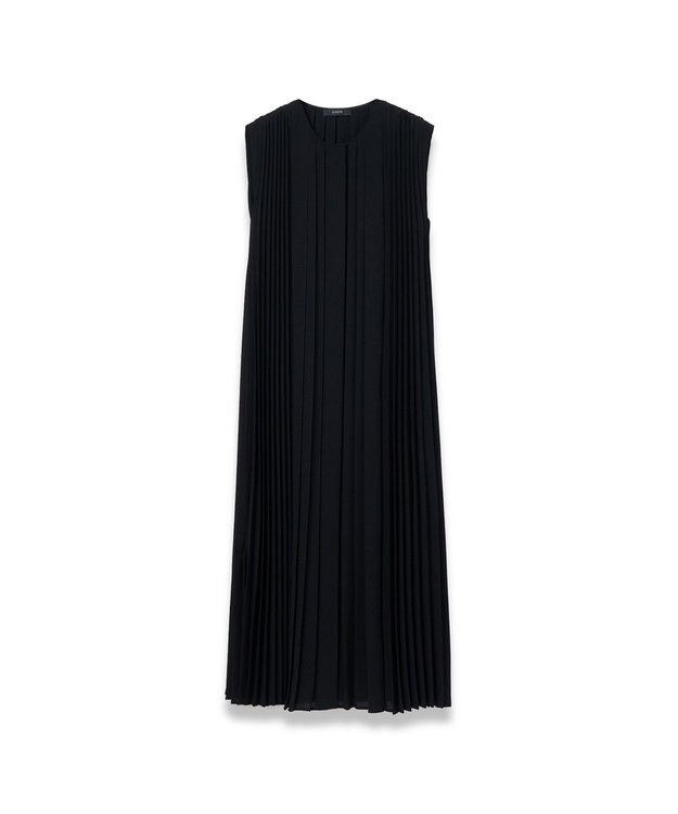 JOSEPH エアリープリッセ　ドレス Black