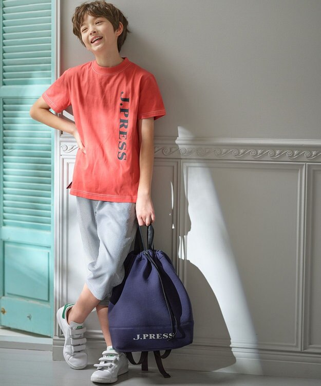 J.PRESS KIDS 【110-130㎝】七分丈ネイビー パンツ ネイビーストライプ系