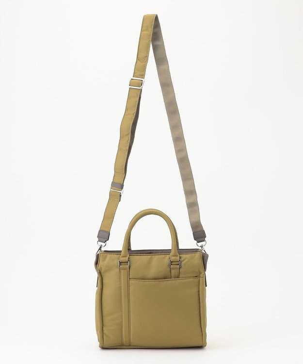 Y'SACCS ツイルナイロン　スクエアトート　Sサイズ スモーキーイエロー