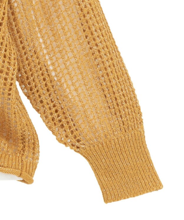 Green Parks ＳＥＴ２点２ｗａｙシャーリングニット＋インナー Orange