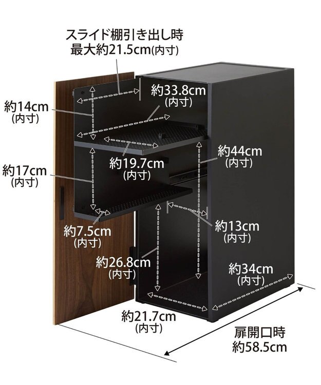 tower ゲーム機収納ラック タワー ブラック ブラック