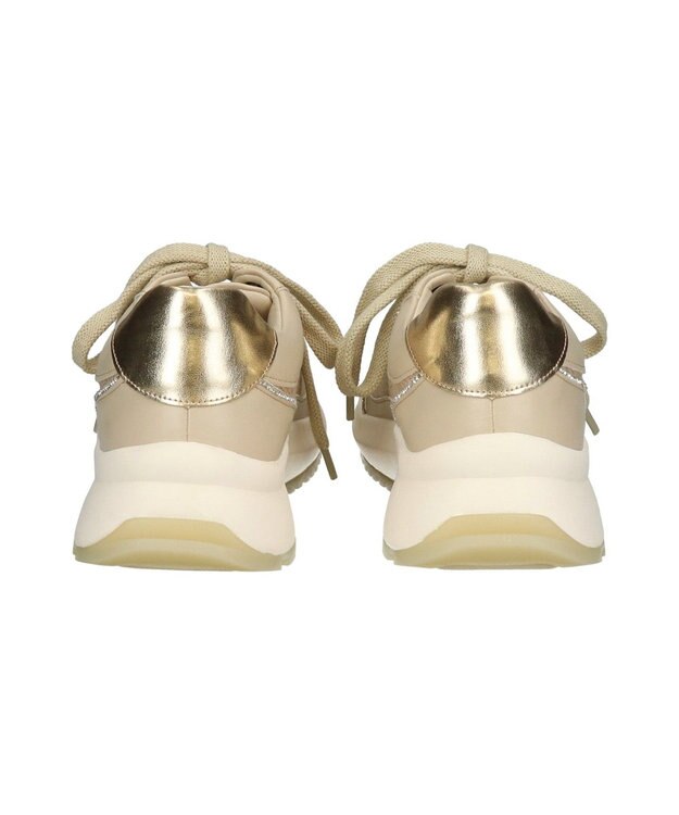 Bridget Birkin 【Bridget Birkin】ビジューレーンコンビスニーカー ベージュコンビ