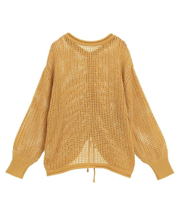 Green Parks ＳＥＴ２点２ｗａｙシャーリングニット＋インナー Orange