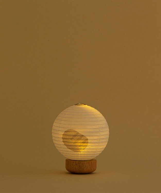 ちょうちん堂 【ころりどうぶつ】サバトラ猫 SABATORA ちょうちん ライト ホワイト