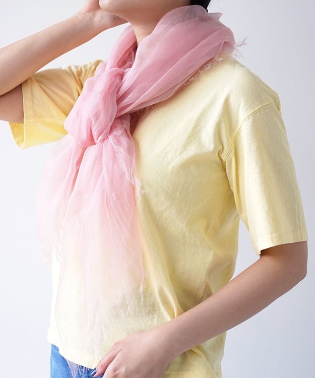 muto Ramie 500 plain リネンストール sakura plain