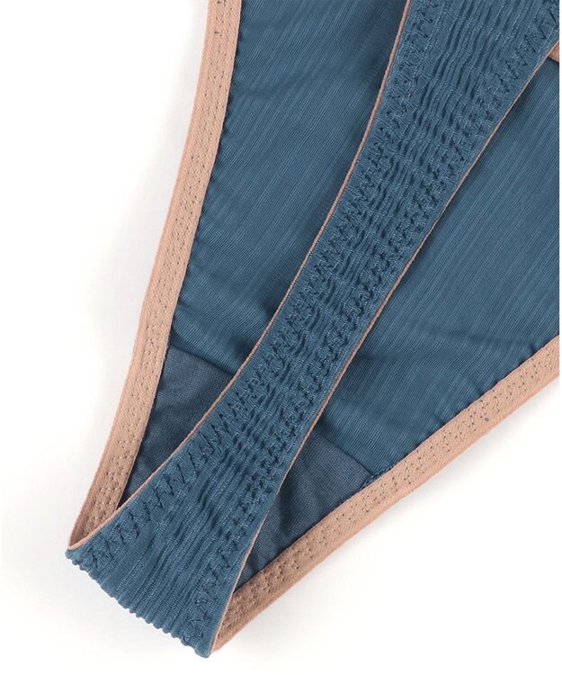 WACOAL Ｔバック ショーツ 【重力ケアブラ】 BXB154とペア はきこみ丈あさめ アウターにひびきにくい ソング レディース PXB454 /ワコール グリーン系