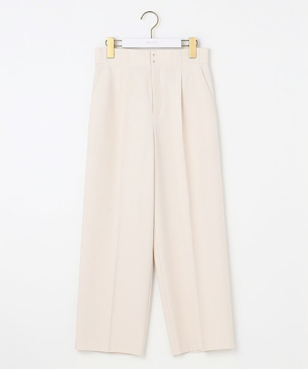 ANY SIS S 【WEB・一部店舗限定】褒めらレディワイド パンツ アイボリー