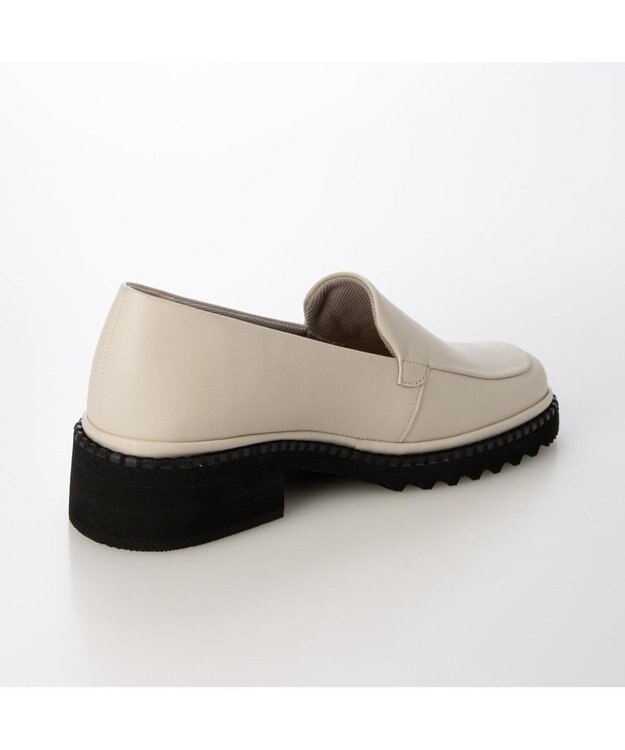 MODE ET JACOMO <D'ICI>ボリュームソールソフトローファー アイボリー