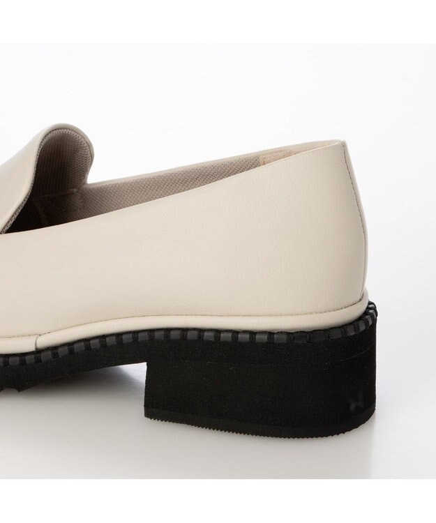 MODE ET JACOMO <D'ICI>ボリュームソールソフトローファー アイボリー