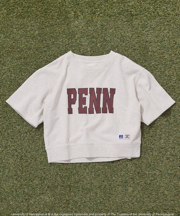 AMERICAN HOLIC 【RUSSELL×PENN】半袖スウェット Gray Mixture