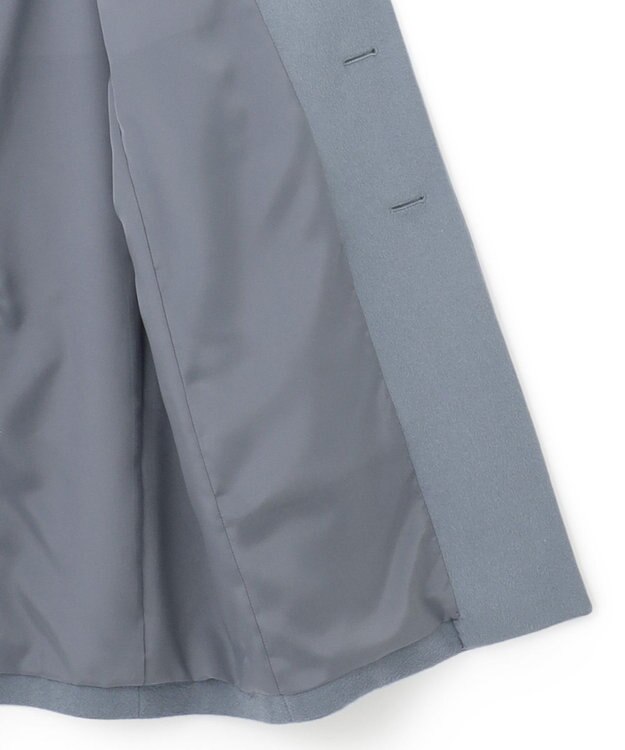 JOSEPH HOMME グロッシーウール　チェスターコート サックスブルー系