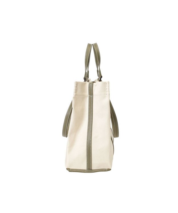 LA BAGAGERIE 【veganview】w handle canvas tote カーキ