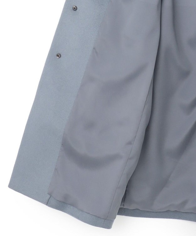 JOSEPH HOMME グロッシーウール　チェスターコート サックスブルー系