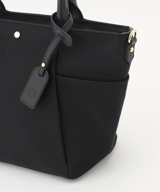 J.PRESS LADIES 【WEB限定】2wayナイロン Midium トート バッグ ブラック系