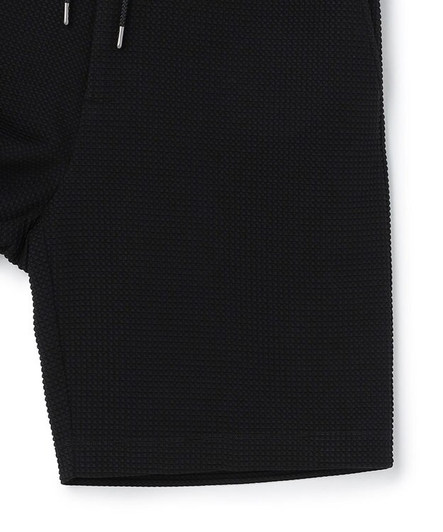 JOSEPH HOMME 【オリジナル素材】 ライトタックジャージー ドロスト付ショートパンツ / BERMUDA ブラック系