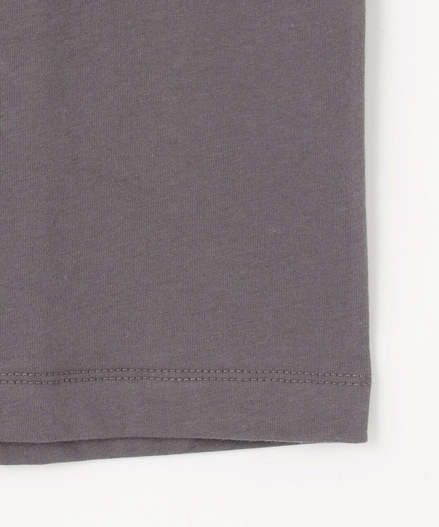 Feroux フラワーフォトプリント Tシャツ グレー系