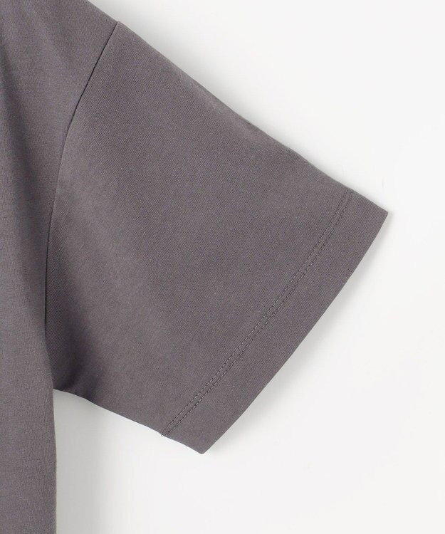 Feroux フラワーフォトプリント Tシャツ グレー系