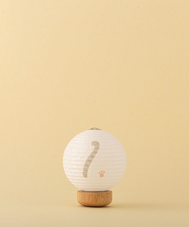 ちょうちん堂 【ころりどうぶつ】サバトラ猫 SABATORA ちょうちん ライト ホワイト