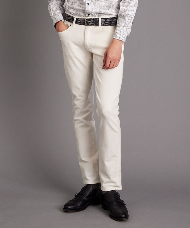 JOSEPH ABBOUD 【人気】2WAYストレッチISKOデニム ホワイト系