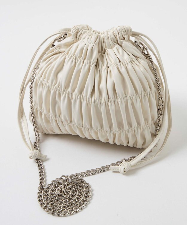 WEGO 巾着チェーンショルダー 柄6