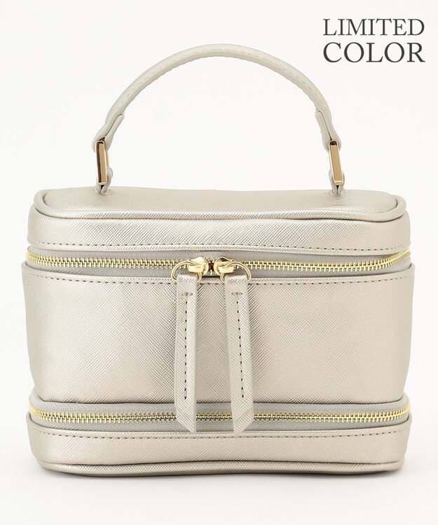 自由区 【WEB限定カラーあり・2WAY】ヴァニティミニ バッグ [WEB限定]シルバー