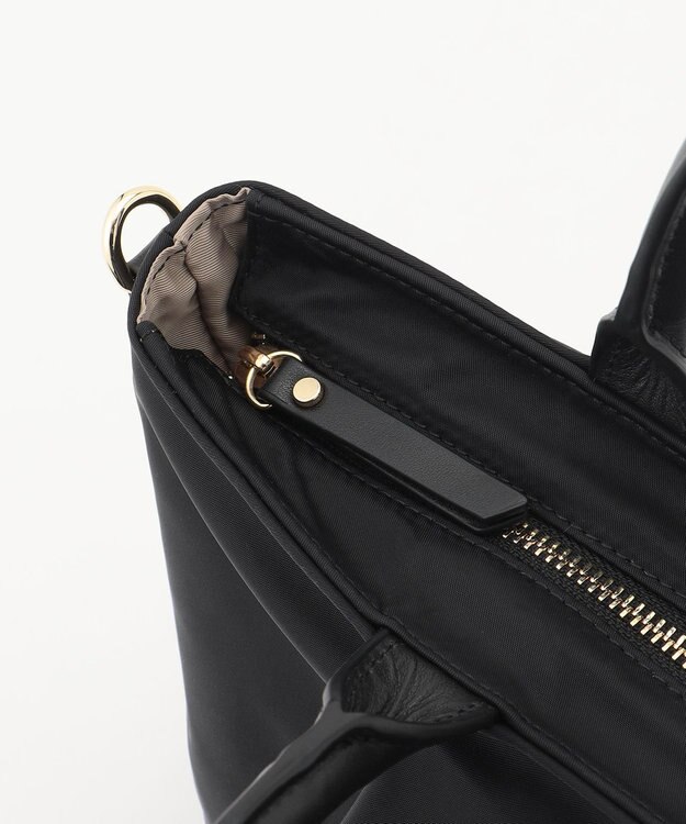 J.PRESS LADIES 【WEB限定】2wayナイロン Midium トート バッグ ブラック系