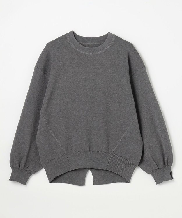 ANY スウェットライクニット グレー