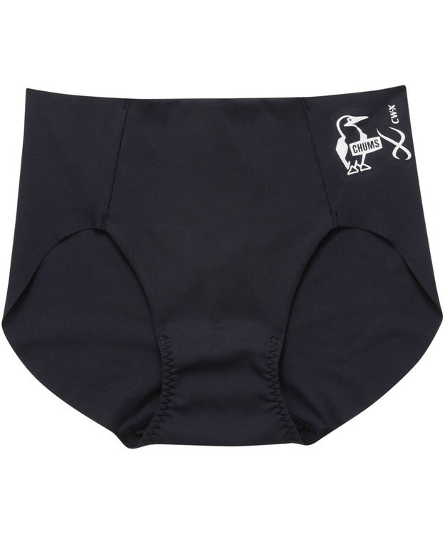 CW-X 【WOMEN】 CW-X 【CHUMS (チャムス)コラボ】 スポーツショーツ すそがズレあがりにくい 吸汗速乾(本体) ストレッチ性(本体) はきこみ丈あさめ レディース LNY200 /ワコール ブラック