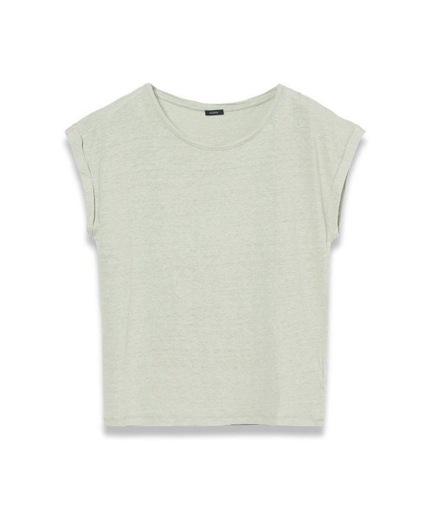 JOSEPH 【洗える】リネンジャージー　キャップスリーブトップス Matcha