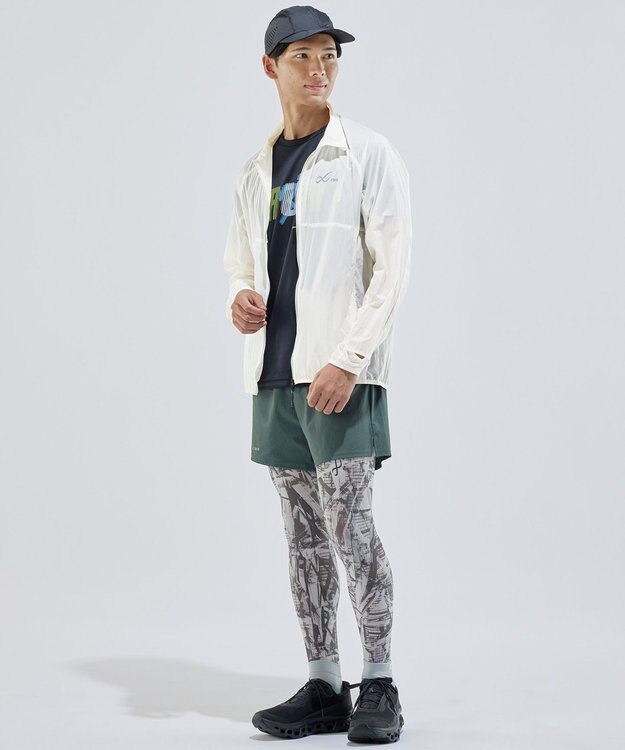 CW-X 【UNISEX】 CW-X ボトムス ランニングパンツ 2分丈 はっ水(本体) UVカット率90%以上(本体) ユニセックス DHR335 /ワコール オリーブ