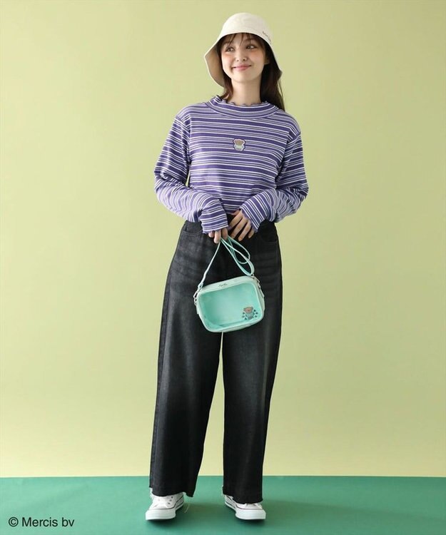 Green Parks Ｍｉｆｆｙ／マルチボーダープルオーバー Purple