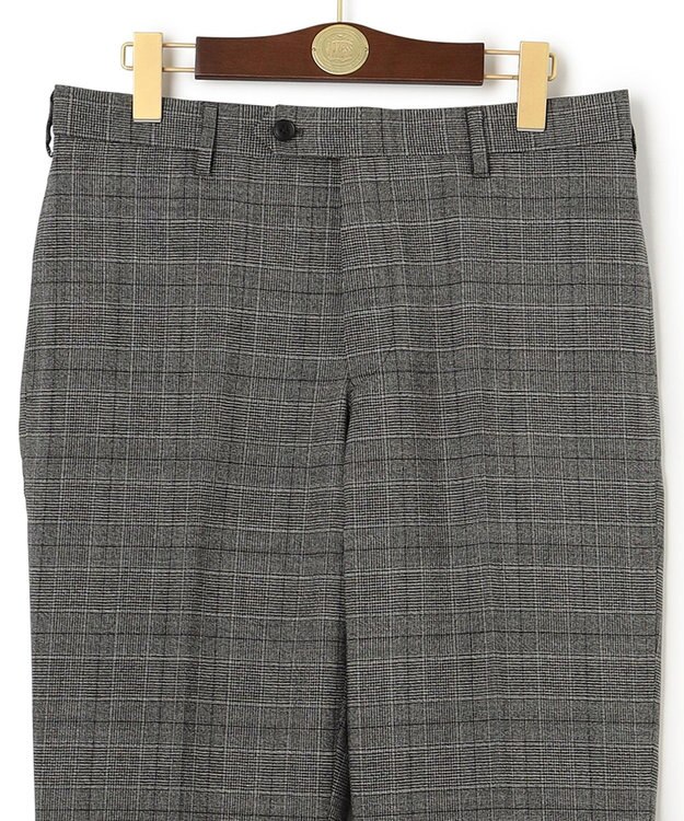 J.PRESS MEN 【J.PRESS BASIC】ペピンメリノコンフォート ムリ ネグレナカートチェック スラックス グレー系4