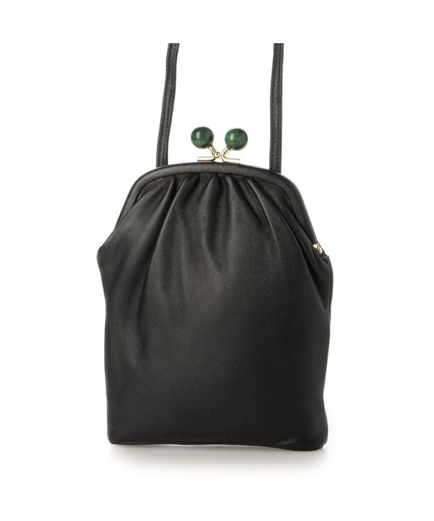 UNBILLION 【テレビ ドラマ着用アイテム】perche ジェムストーンガマグチモバイルショルダー ブラック