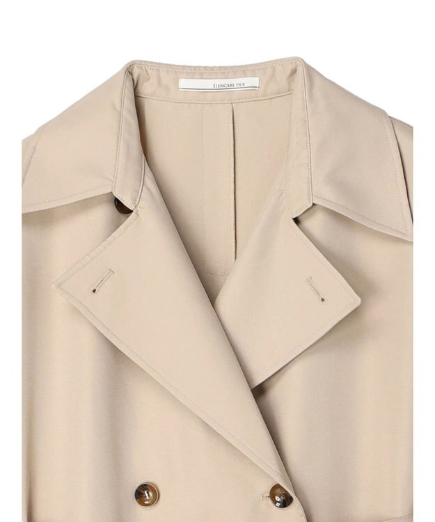 Green Parks ・ＥＬＥＮＣＡＲＥ　ＤＵＥ　コクーンスリーブトレンチコート Beige