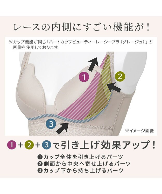 BRADELIS New York 【BRADELIS NewYork peace】すっきり楽ちん綿混ブラ 接触冷感 速乾機能で快適なノンワイヤー補整ブラ ブラック