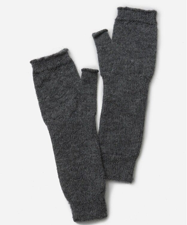 TOQUE 〈大草直子さんアドバイザー〉【天然素材】ベビーアルパカ アームウォーマー チャコール