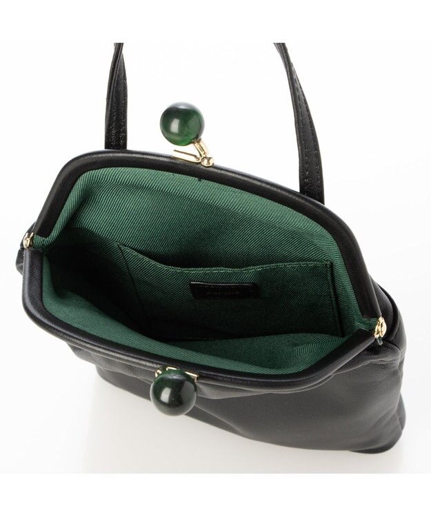 UNBILLION 【テレビ ドラマ着用アイテム】perche ジェムストーンガマグチモバイルショルダー ブラック