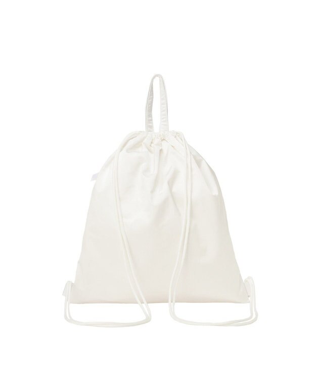 Maison de FLEUR リボンナップサック White