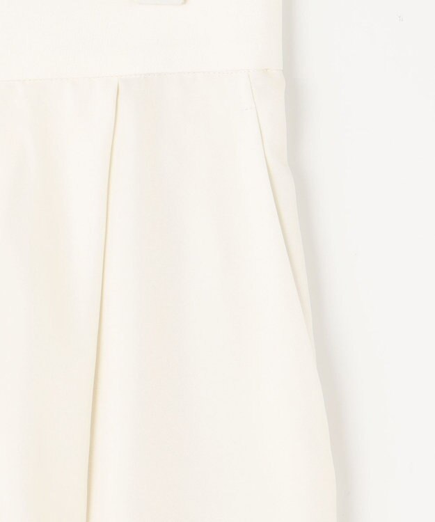 NAVE 【ReNAVE・セットアップ可/洗える/UVケア/接触冷感】フィブリルシャンブレー ワイドパンツ アイボリー系