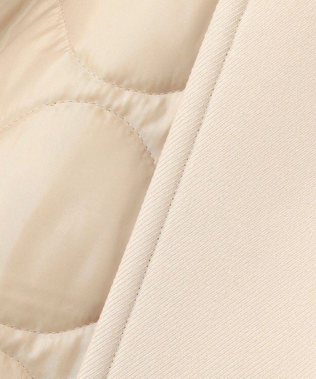 uncrave パディング×ボンディングコンビ コート エクリュ