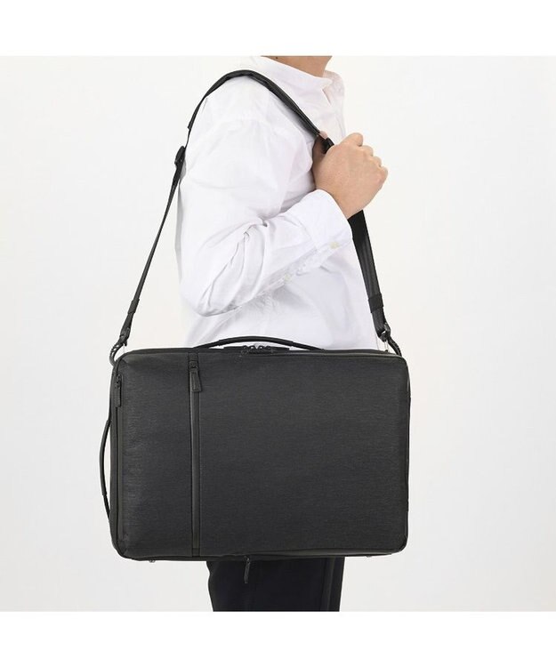 ACE BAGS & LUGGAGE ace. ガジェタブル ヘザー2 ビジネスバッグ 2気室 16L 68296 エース ブラック